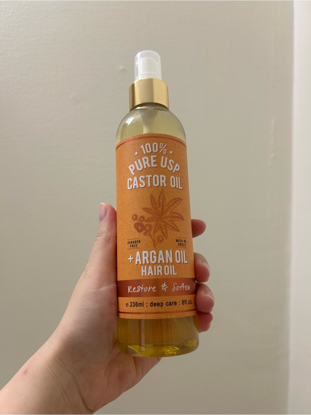 Pure USP Castor Oil + Argan Oil Hair Oil
Restore & Soften